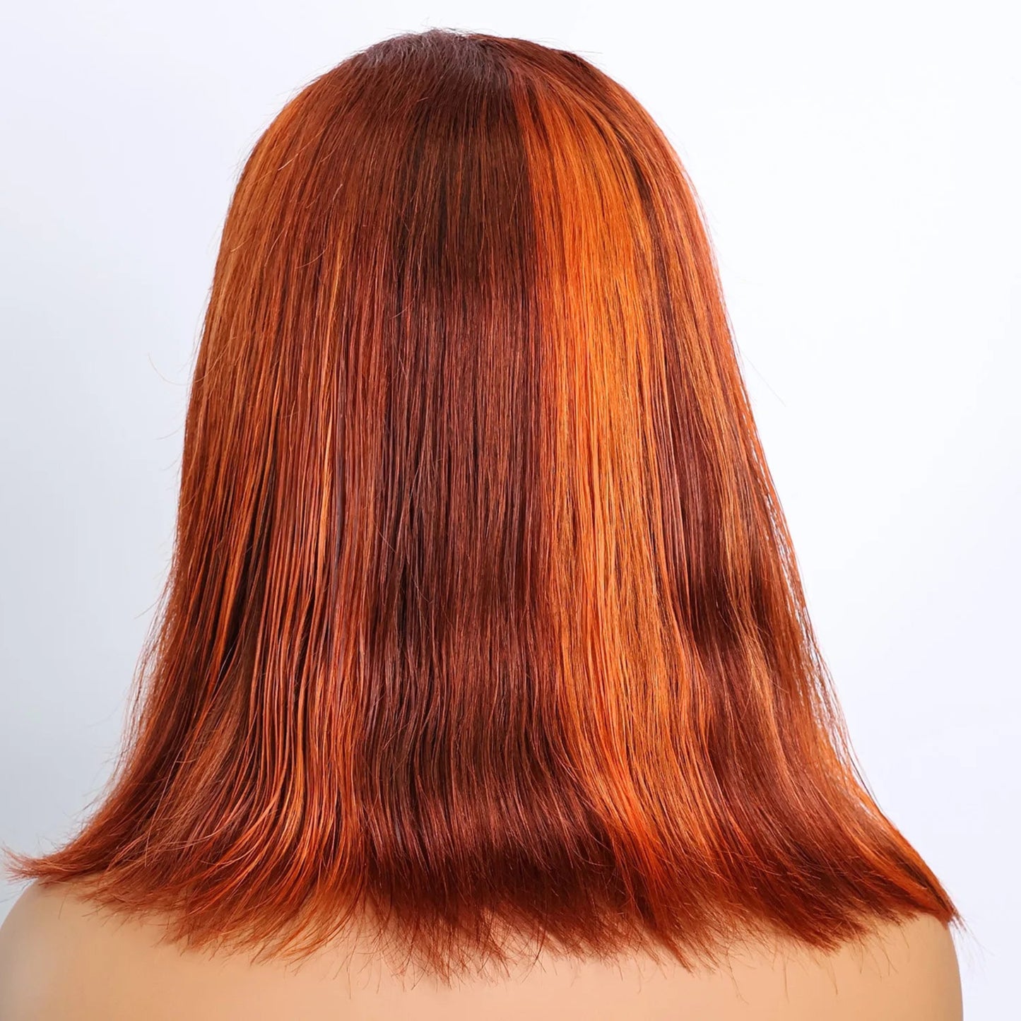 Short Straight Bob Wig – 100% Hair, 13x4 Lace Front, 180% Density, No Shedding