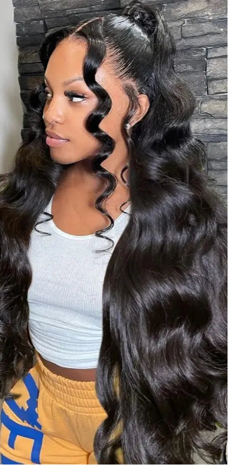 Body Wave Lace Front Wig – 13x6, 4x4, 360 Lace Options, Transparent Swiss Lace, 26+ Inches Long