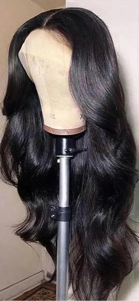 26+ Inch Body Wave Transparent Lace Wig – Virgin Human Hair, Natural and Customizable