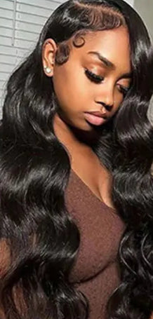 26-Inch Body Wave Lace Front Wig – Transparent Swiss Lace Human Hair Wig