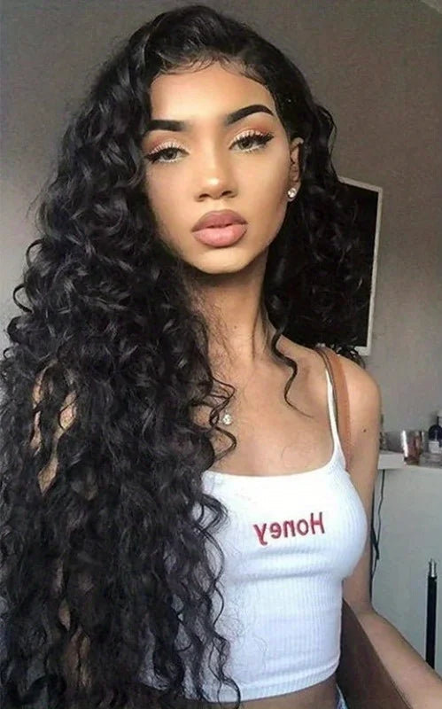 100% Human Hair Deep Wave Extensions – Luxurious, Chemical-Free, and Versatile Styling