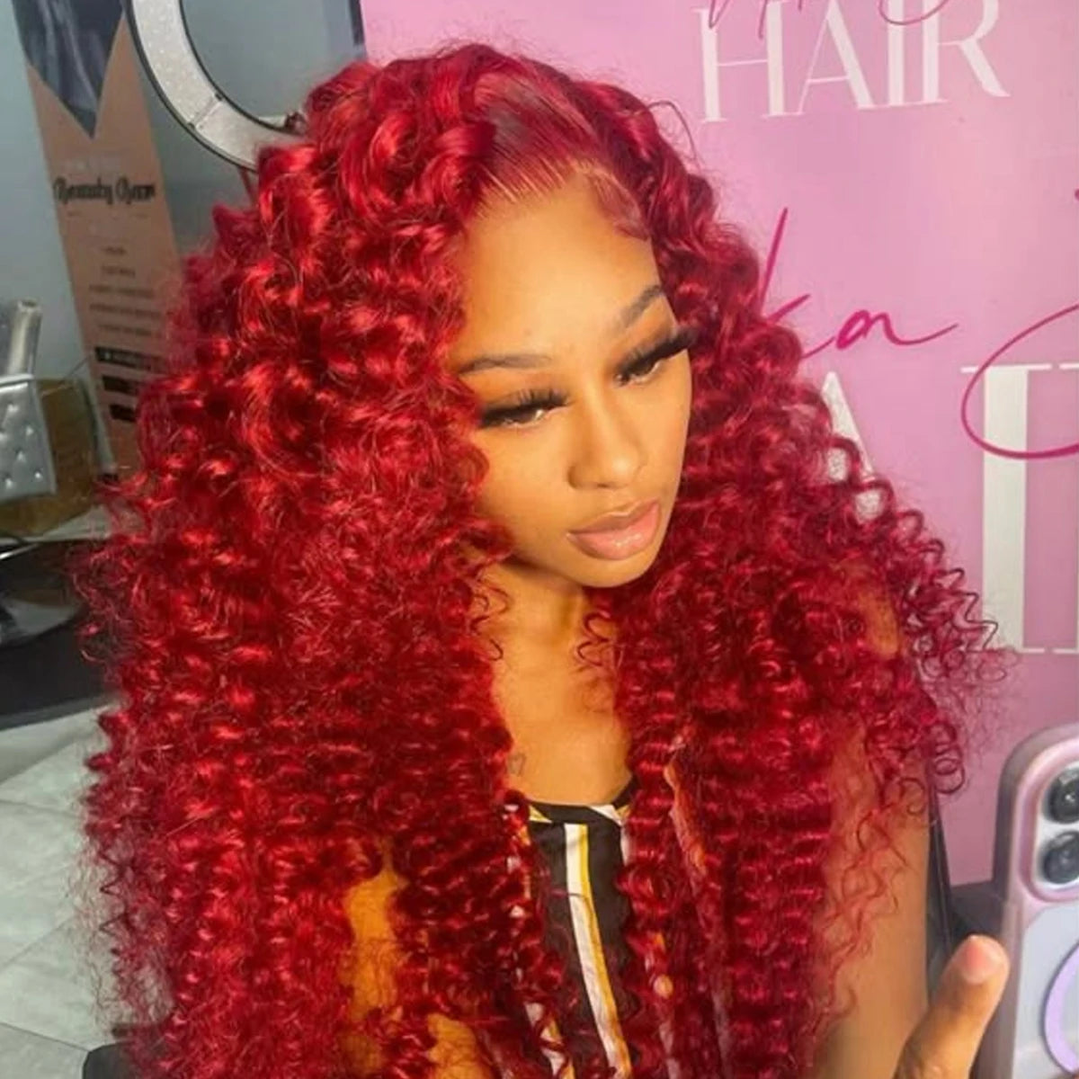 Long Virgin Human Hair Wig – 26+ Inch, Dye-Friendly & Heat Perm-Safe