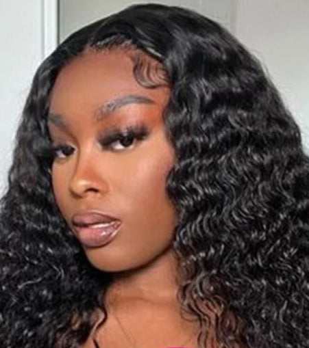 26+ Inch Straight Human Hair Wig – Transparent Lace Front & Lace Closure Options