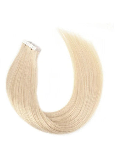 100% Natural Remy Mini Tape In Hair Extensions – 12" to 24" Straight, Ombre & Balayage Colors, Reusable