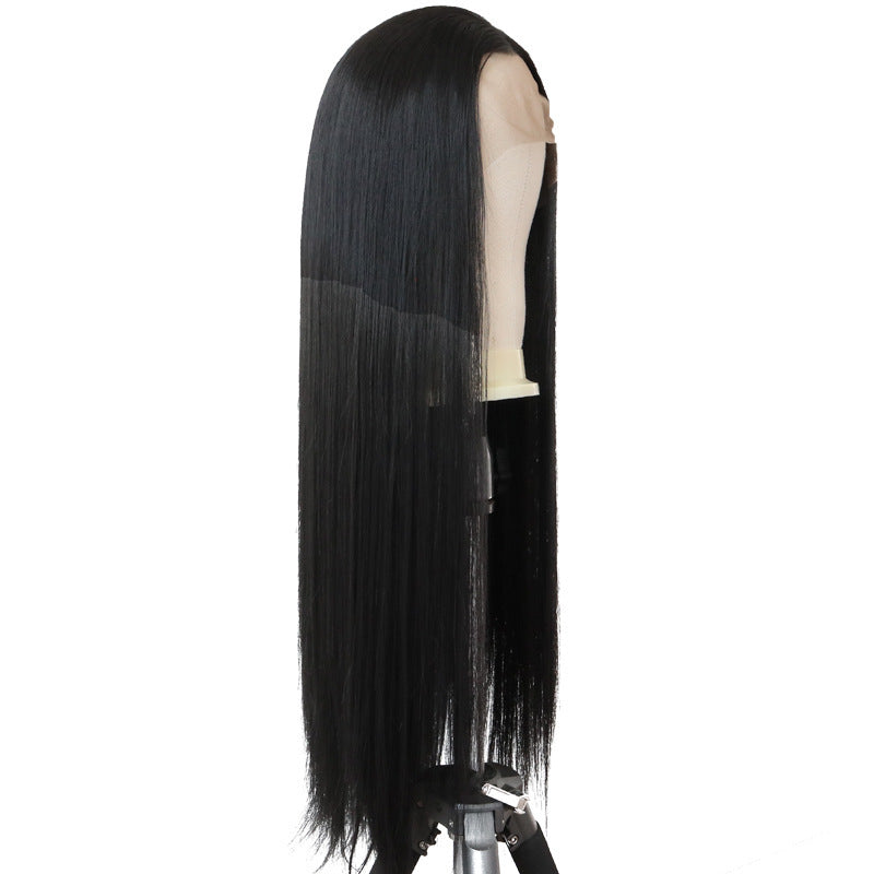 Star Fashion Long Straight Wig with Bangs – Vibrant Color Options for Ladies