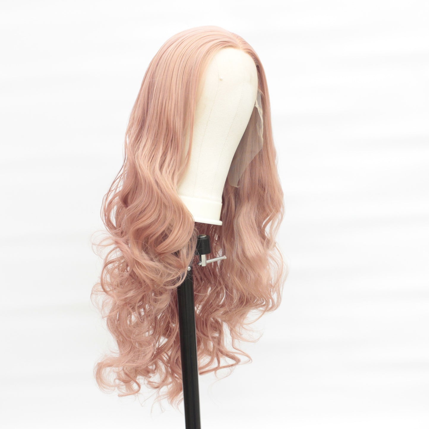 Stylish Front Lace Wig for Women – High-Temperature Resistant & Adjustable Fit