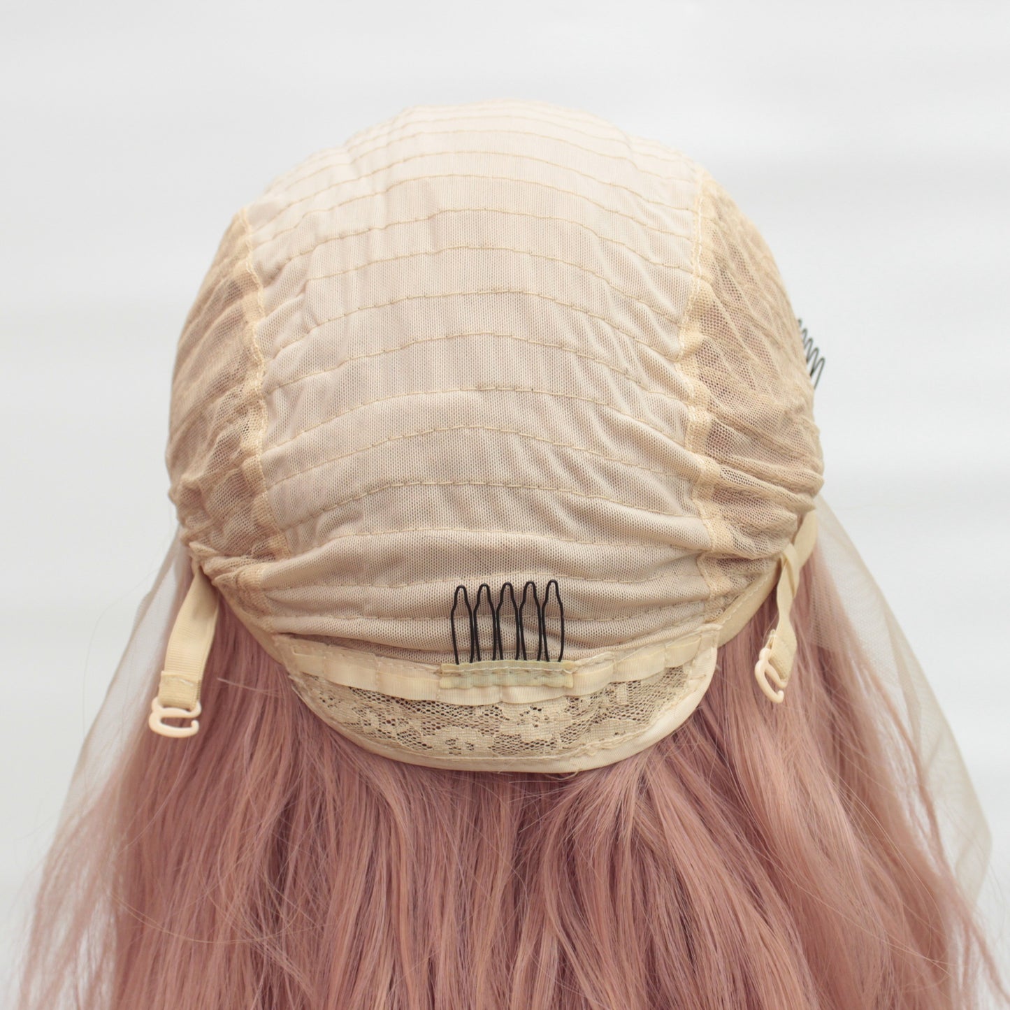 Stylish Front Lace Wig for Women – High-Temperature Resistant & Adjustable Fit