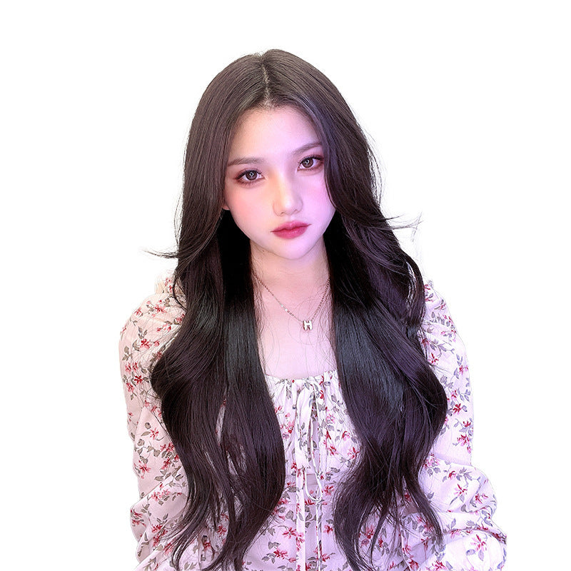 Stylish Linen Front Lace Wig – Natural Long Curly Look in Diverse Shades for Women