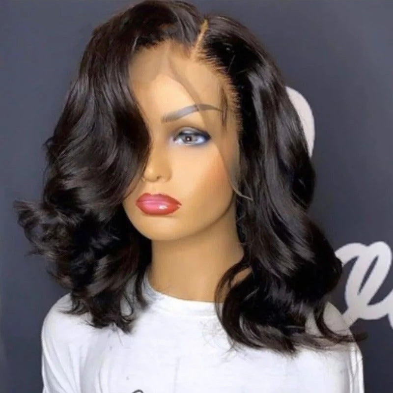 T-Shaped Small Lace Wig – Long Curly Hair for Ladies | High-Temperature Fiber, Multiple Lengths