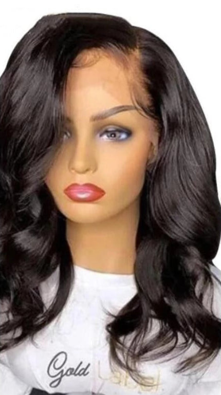 T-Shaped Small Lace Wig – Long Curly Hair for Ladies | High-Temperature Fiber, Multiple Lengths