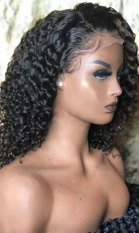 Vibrant Multi-Color Medium-Length Curly Wig | Adjustable Fit & High-Temperature Silk