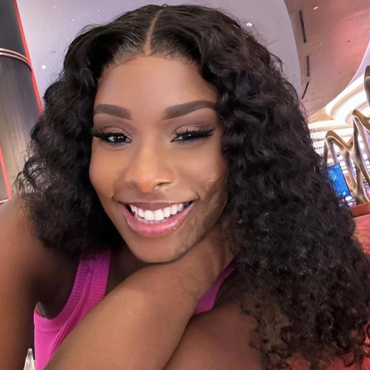 Hair Bob Wig 5x5 HD Lace Water Wave Short Wig Human Hair Bob Wig