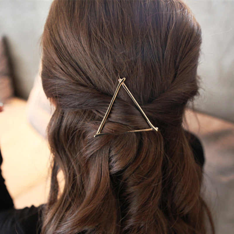 Elegant Geometric Alloy Hairpins - Women's Collection in Various Styles and Colors