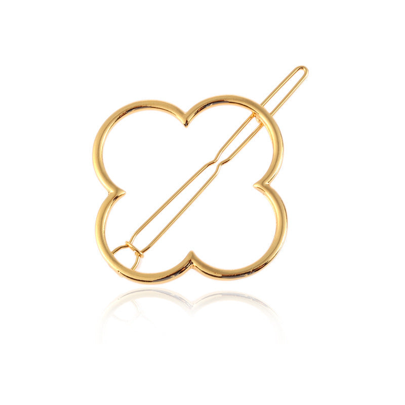 Elegant Geometric Alloy Hairpins - Women's Collection in Various Styles and Colors