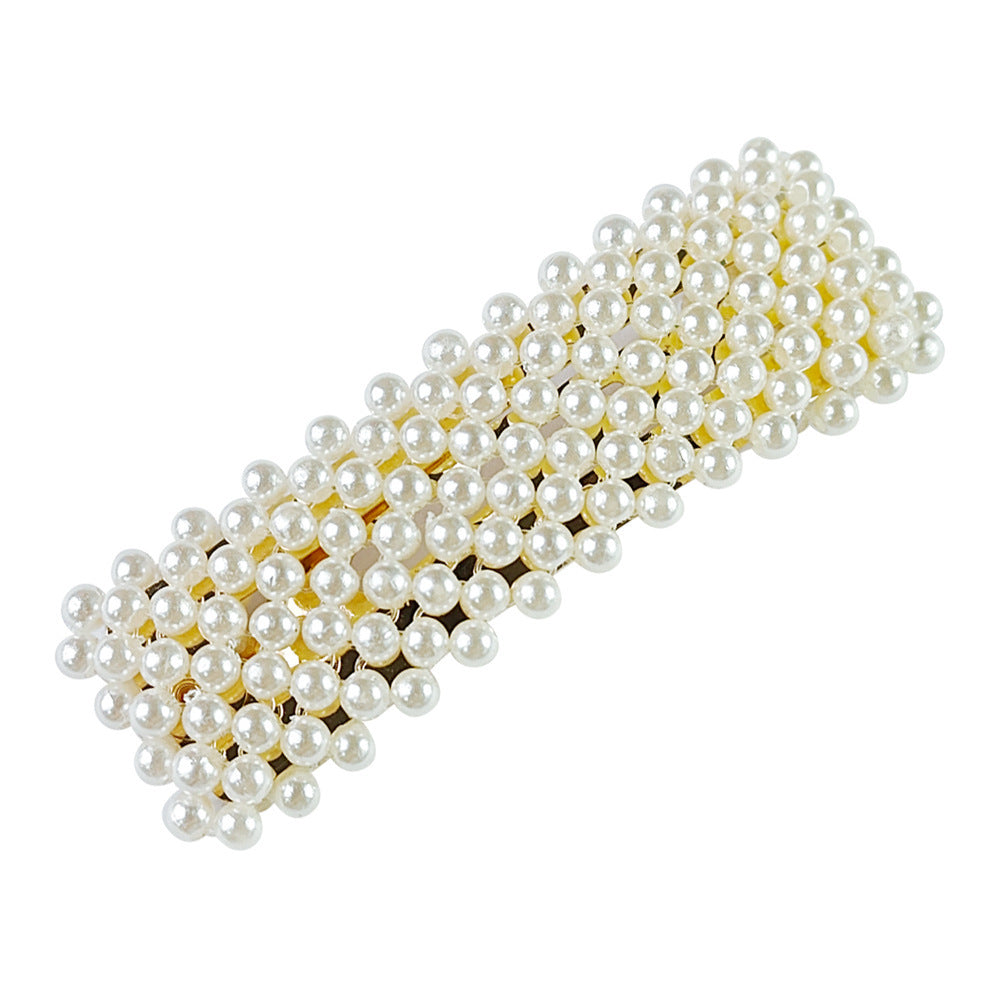 Handmade Pearl Barrettes for Women – Elegant Pearl BB Clips, Bobby Pins & Duckbill Clips