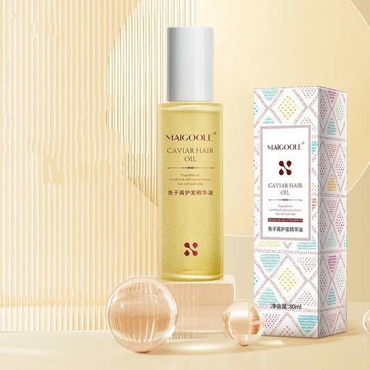 Luxe Caviar Hair Care Essential Oil - Tames Frizz & Enhances Shine, 80ml
