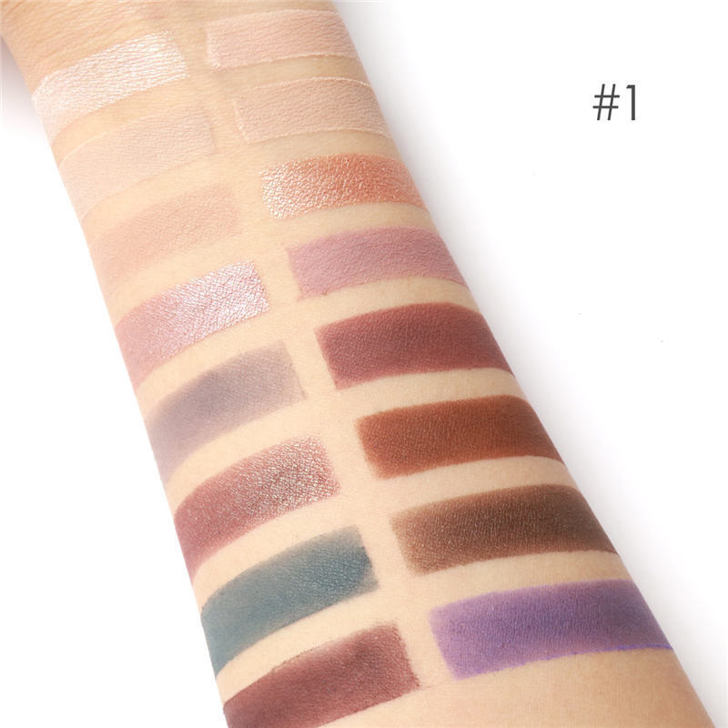 16-Color Eye Shadow Palette by MARIA AYORA – Vibrant Shades for Every Occasion