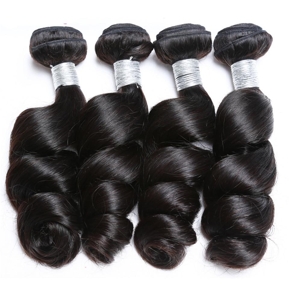 10A Virgin Loose Body Wave Hair Extensions – 100% Unprocessed with Frontal12