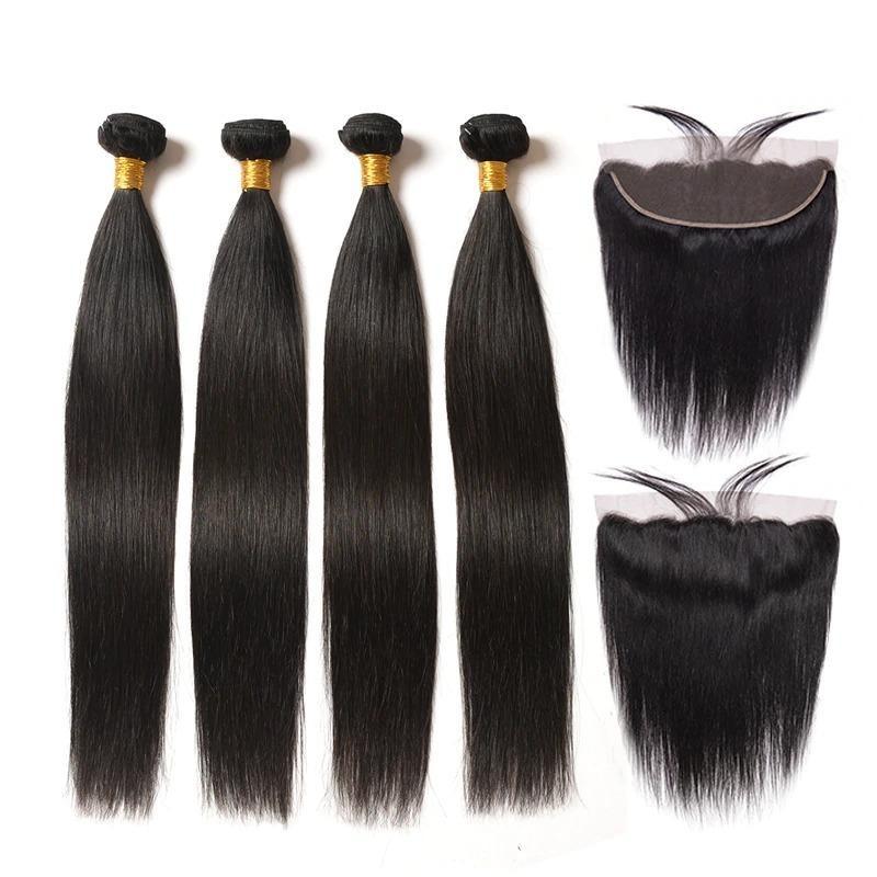 10A Virgin Loose Body Wave Hair Extensions – 100% Unprocessed with Frontal4