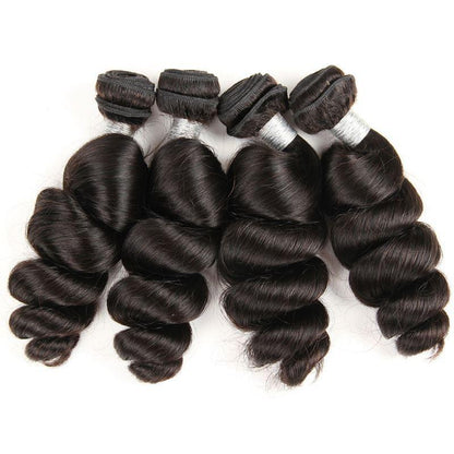 10A Virgin Loose Body Wave Hair Extensions – 100% Unprocessed with Frontal9