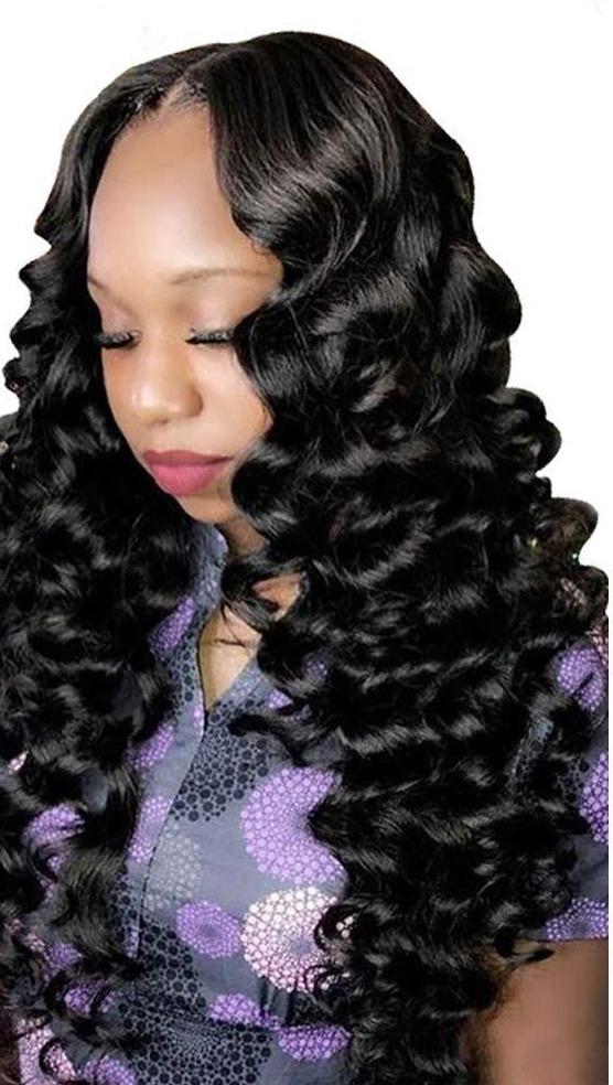 10A Virgin Romance Funmi Curl Hair Extensions – 100% Unprocessed with Closure