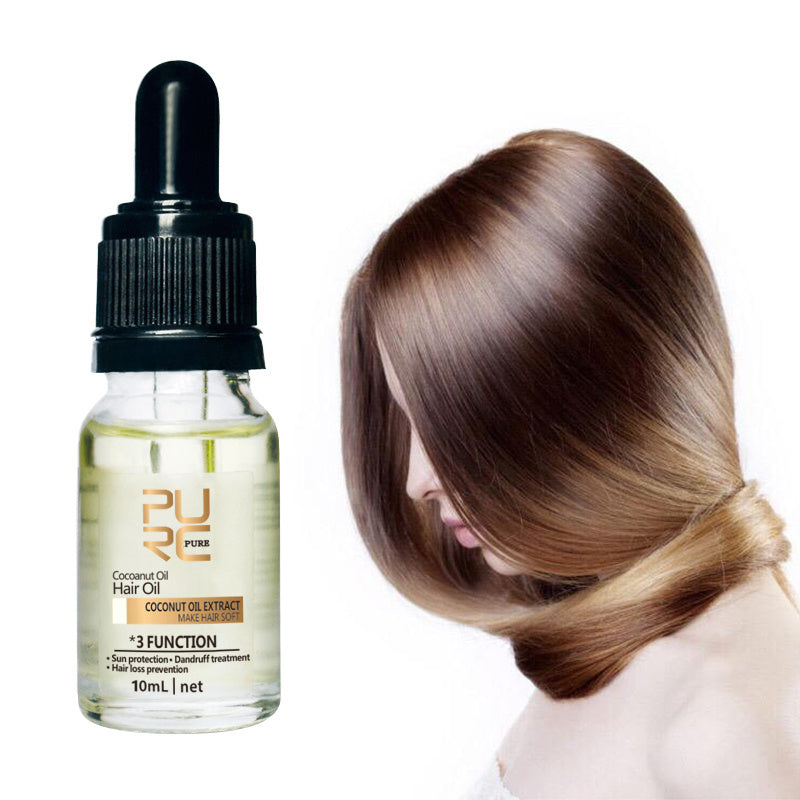 Coconut Base Oil - UV Protection, Anti-Dandruff & Moisturizing Hair and Skin Treatment
