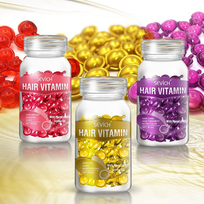 Intensive Repair Hair Care Capsules - Strengthens & Smooths Frizz, For All Hair Types