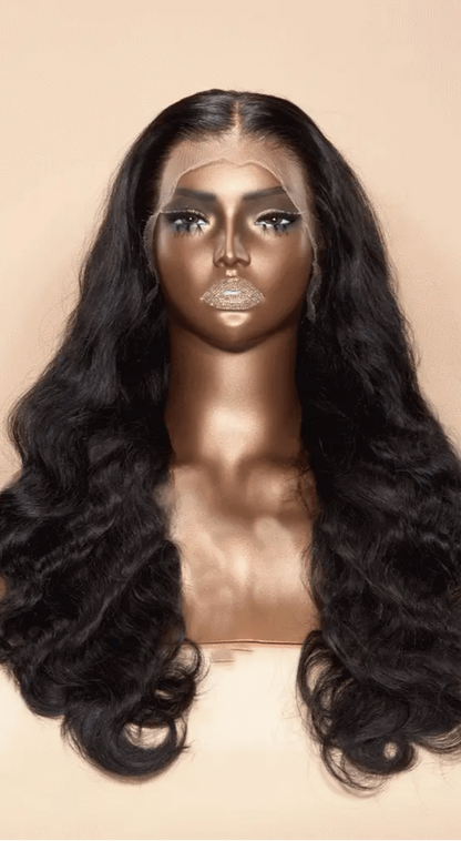 Hair Body Wave Lace Frontal Wig 13x4/13x6 HD Full Frontal Wig Pre-plucked 100% Human Hair Wig