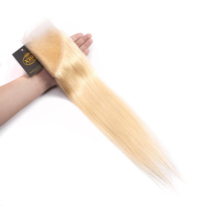 Hair #613 Blonde 13x4 HD Lace Frontal Straight Ear To Ear