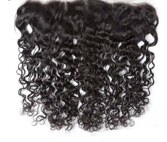 13×4 Lace Frontal Transparent Lace Water Wave
