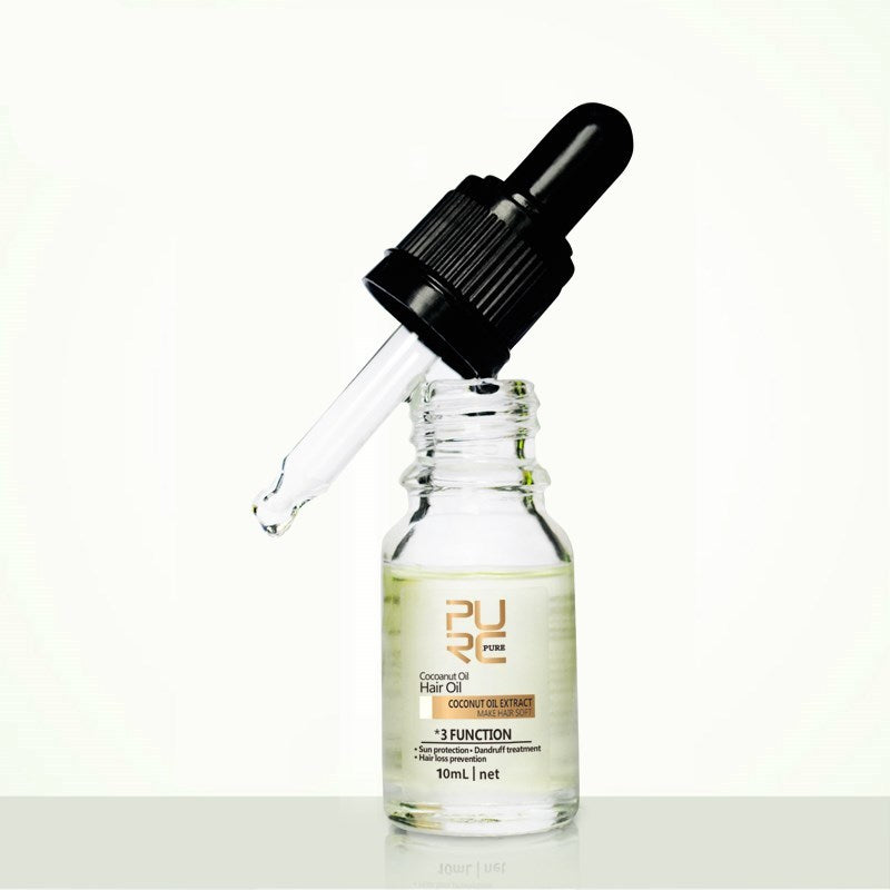 Coconut Base Oil - UV Protection, Anti-Dandruff & Moisturizing Hair and Skin Treatment