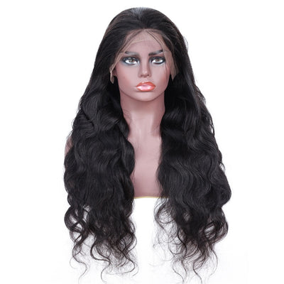 Human Hair 13x4 Lace Front Body Wave Wig – Natural Look, All Hand-Woven, Medium to Long Length, Heat-Friendly & Dyeable