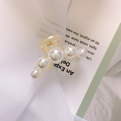 Korean Style Metal Bow Hairpin – Electroplated Grab Clip for Women