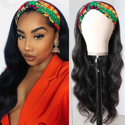 Headband Wig - Body Wave Human Hair | 8-26 Inch | Versatile & Comfortable for Any Skin Tone