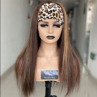 Premium Real Human Hair Band Wig | Soft & Smooth | Versatile Styling