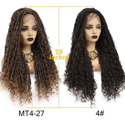 Cross-border European and American Fashion Wig - Versatile, Non-Dyeable Domestic Silk