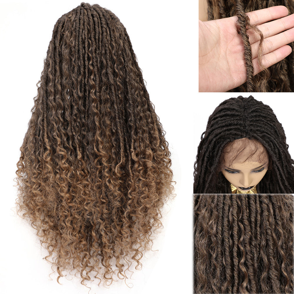 Cross-border European and American Fashion Wig - Versatile, Non-Dyeable Domestic Silk