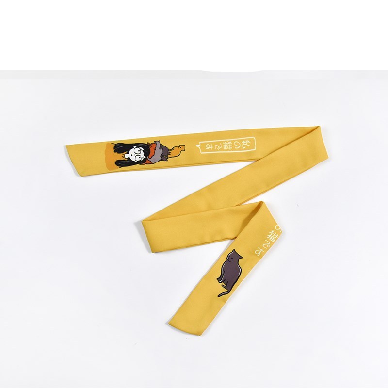 Original Design Cloth Hair Bands – Vibrant Yellow & Blue for a Unique Style