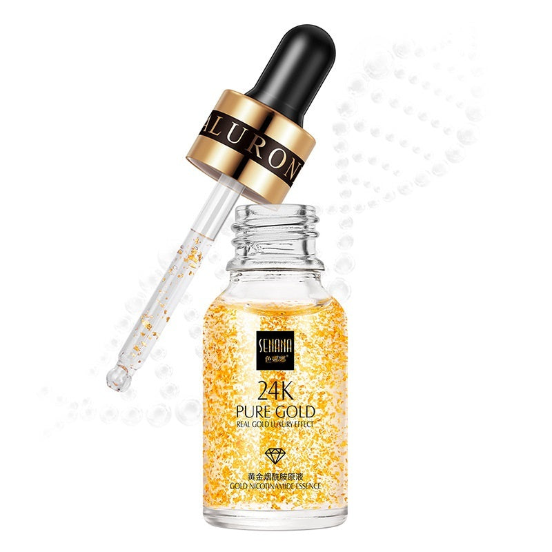 24K Gold Nicotinamide Essence – Anti-Aging and Brightening Solution