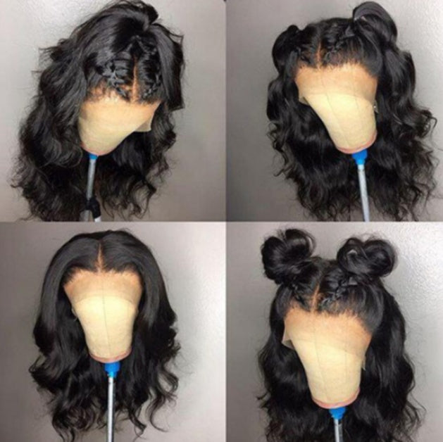 Exotic Full Lace Long Curly Hair Wig – Premium High-Temperature Fiber for All Skin Tones and Face Shapes
