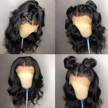 Exotic Full Lace Long Curly Hair Wig – Premium High-Temperature Fiber for All Skin Tones and Face Shapes