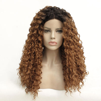 Chemical Fiber Front Lace Wig Cover – High Temperature Resistant, Soft, Natural Color, Breathable, Customizable Styles