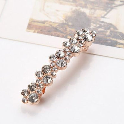 Elegant South Korea Imported Pearl & Rhinestone Hair Clip – Chic Spring Side & Tail Clip for Girls
