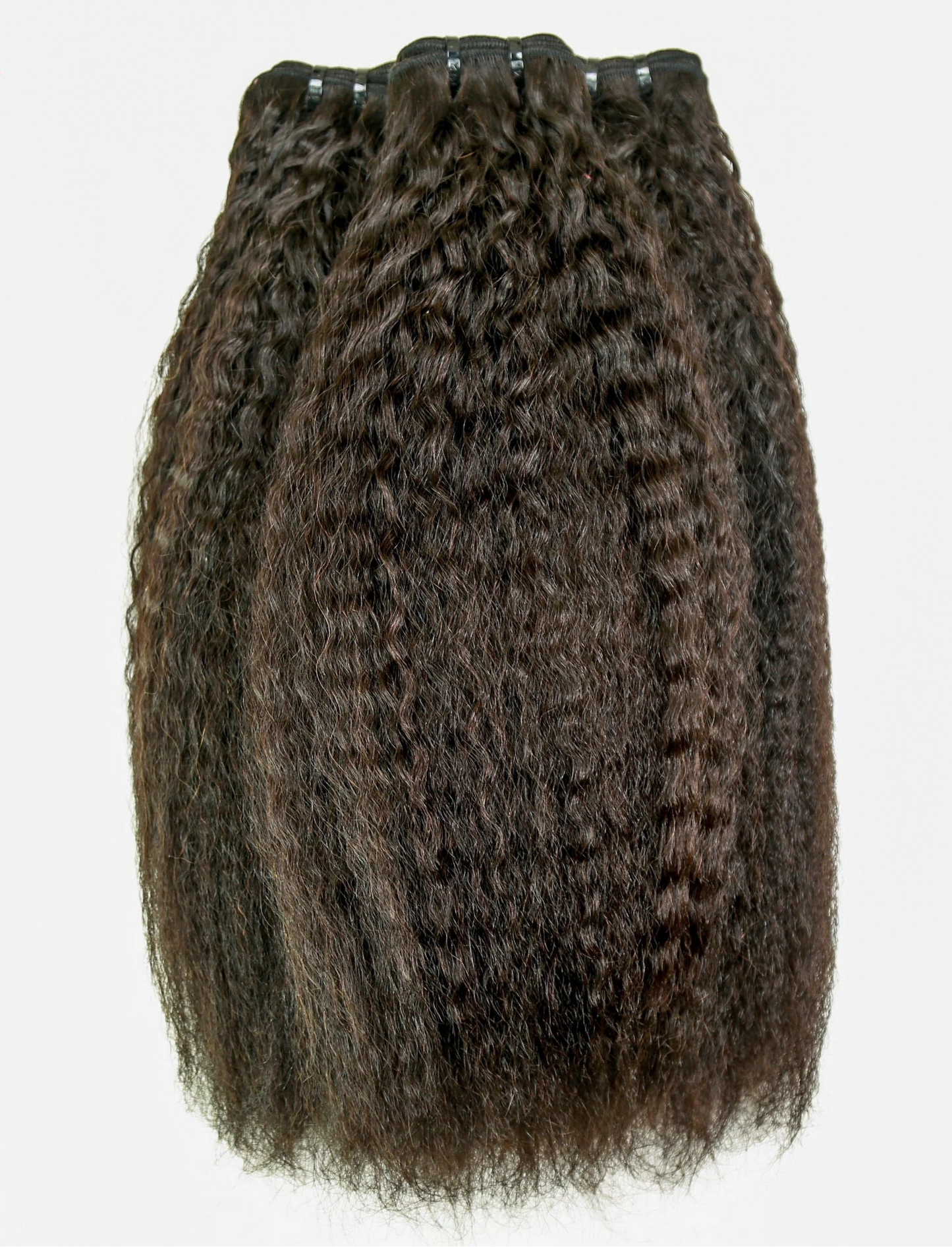 Hair 9A/10A/12A Kinky Straight 3 Bundles with 13x6 Frontal with Preplucked Hairline