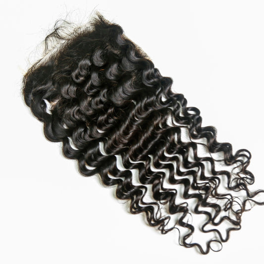 Hair 6x6 HD Lace Cloure Deep Wave Small Knots 100% Human Hair