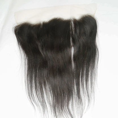 Hair 13x6 Transparent Lace Frontal Straight Small Knots Preplucked Hairline