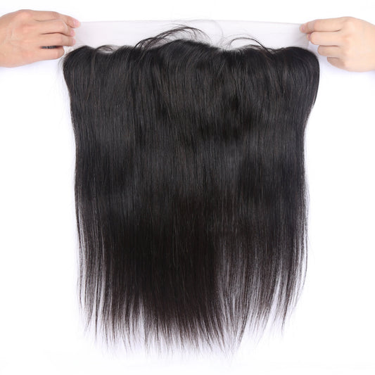 Hair 13x4 Transparent Lace Frontal Straight Small Knots Preplucked Hairline