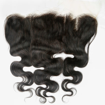 Hair 13x6 Transparent Lace Frontal Body Wave Small Knots Preplucked Hairline