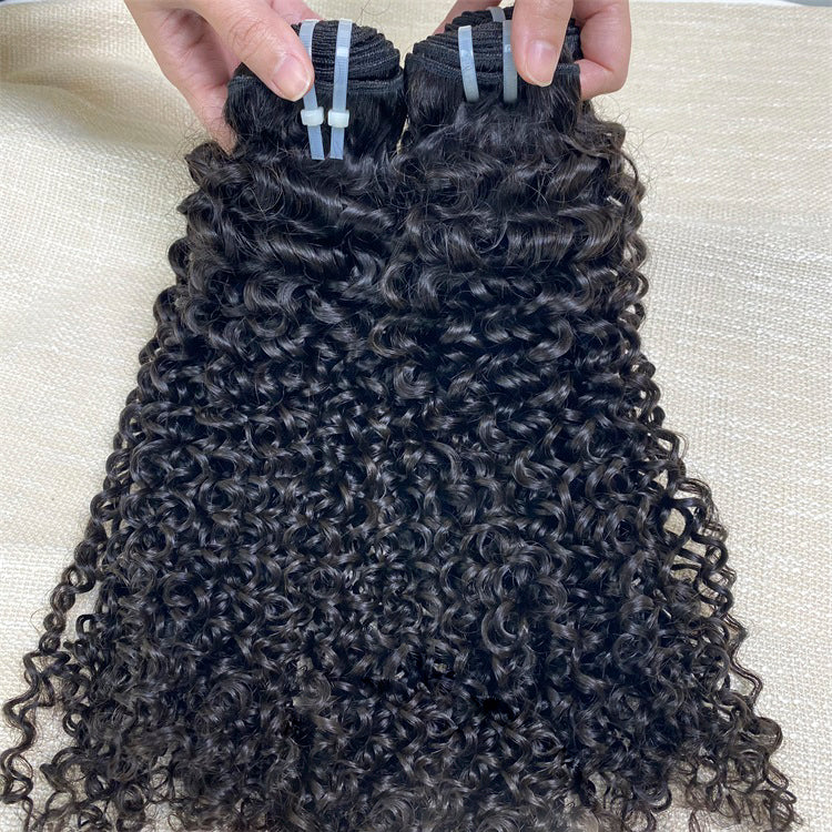 Raw Hair One Donor Hair 3 Bundles/Lot Curly Hair Weaves Hair Bundles