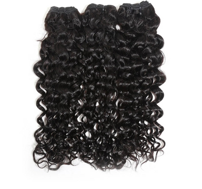 Hair 9A/10A/12A Jerry Curl Human Hair 3 Bundles with 13x4 Lace Frontal